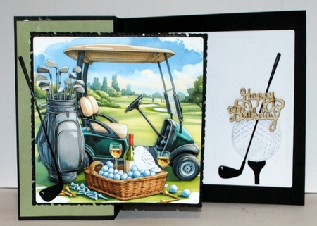 Golf And White Wine  by Kristina Norbat