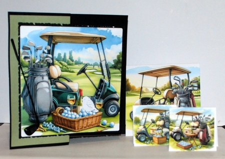 Golf And White Wine  by Kristina Norbat