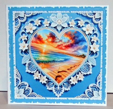 Lace heart blue REQUESTED by Kristina Norbat