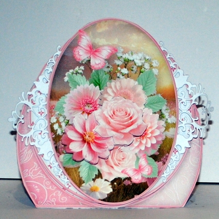 Pink Perfection - Shaped Card Mini Kit by Kristina Norbat