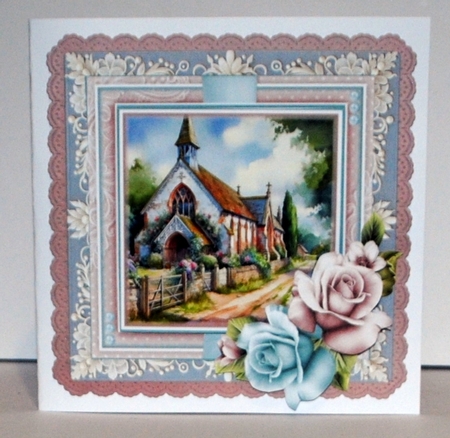 The Quaint Village Church Mini Page Kit by Kristina Norbat