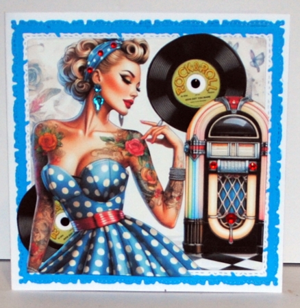 Rock N Roll Diner Girl  by Kristina Norbat