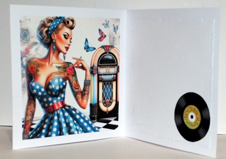 Rock N Roll Diner Girl  by Kristina Norbat