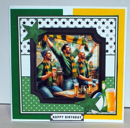 RUGBY FANS - GREEN & GOLD by Kristina Norbat