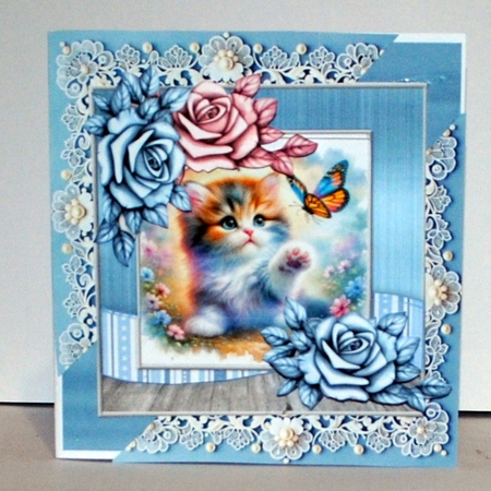 Playing Kitten mini Kit by Kristina Norbat