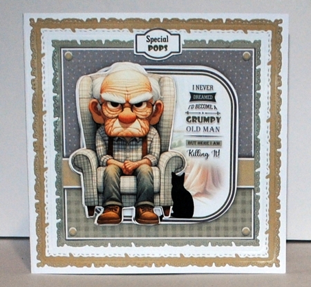 Grumpy Old Man Mini Kit Birthday/Fathers Day by Kristina Norbat