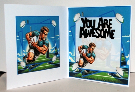 Rugby Runner 7x7  by Kristina Norbat