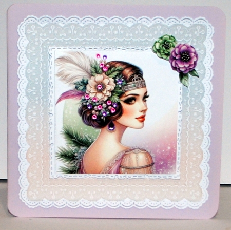 Festive Art Deco Ladies 1 by Kristina Norbat