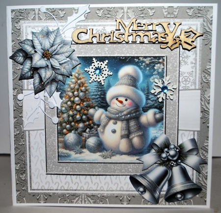 SILVER SNOWMAN by Kristina Norbat