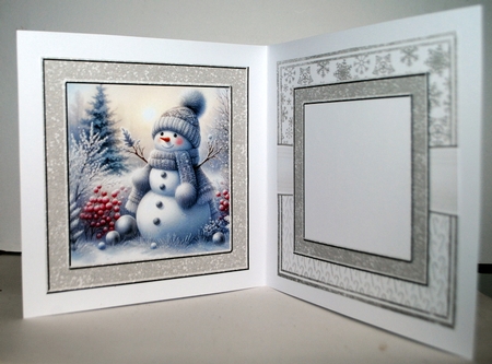 SILVER SNOWMAN by Kristina Norbat