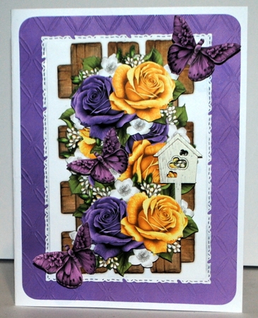 Trellis Mixed Roses Mini Kit by Kristina Norbat