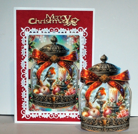 Christmas In A Jar Mini Page Kit by Kristina Norbat