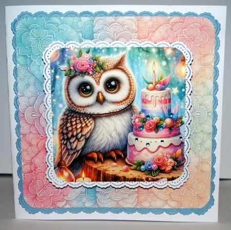 Birthday Owl  by Kristina Norbat