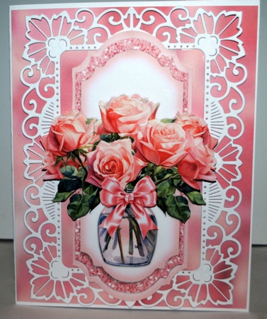 Panel Roses Bouquet Mini Kit by Kristina Norbat