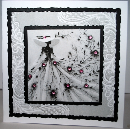 Lace Overlay Backgrounds-Christmas Time by Kristina Norbat