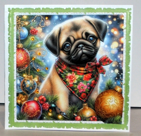 Christmas Bandana Pups 6 by Kristina Norbat