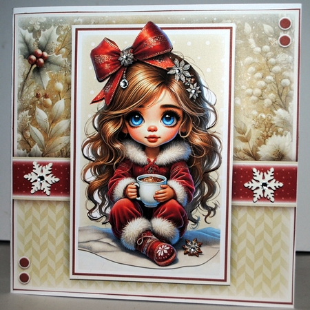 Christmas Girl Mini Kit by Kristina Norbat