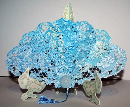 Lavish Lace Paperpack in Blue - Mix 1 by Kristina Norbat