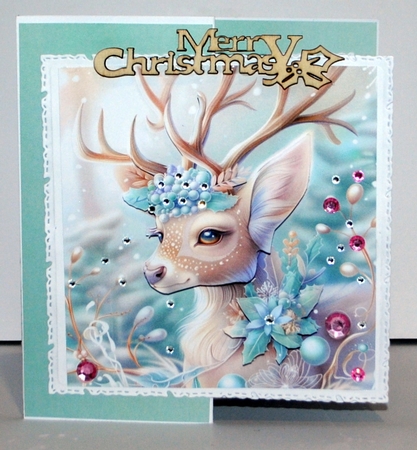 Mint Christmas cards by Kristina Norbat