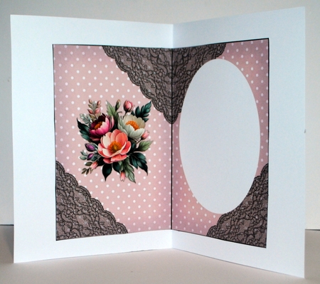 A5 Sympathy  Cross & Flowers by Kristina Norbat