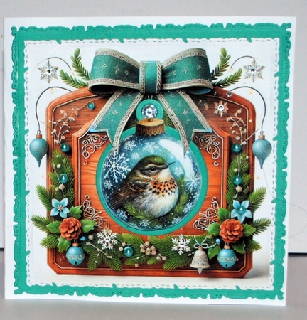 Christmas Wooden Sign by Kristina Norbat