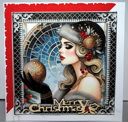 Art Deco Christmas Ladies 2 by Kristina Norbat