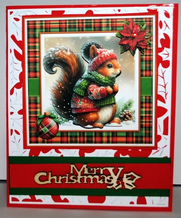 Christmas Squirrel by Kristina Norbat