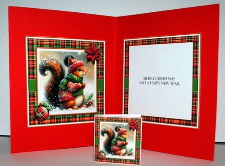 Christmas Squirrel by Kristina Norbat