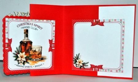 7x7 Christmas making spirits bright choice of four mini kit by Kristina Norbat