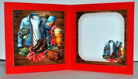  Male Card Christmas Mini Kit by Kristina Norbat