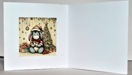 Eeyore At Christmas Mini Kit With Gift Tag by Kristina Norbat