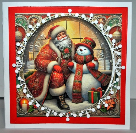 24 Mixed Christmas Toppers/Card Fronts by Kristina Norbat