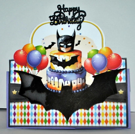 Happy Birthday to You Cake Tent Card-6 by Kristina Norbat
