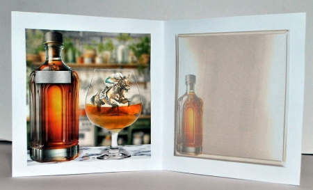 brandy bottle and glass by Kristina Norbat