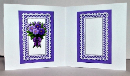 Purple Bouquet A5 Mini Kit by Kristina Norbat