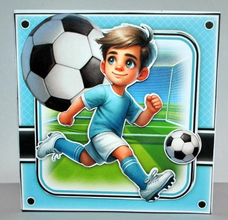 Football Boy Blue Mini Kit by Kristina Norbat