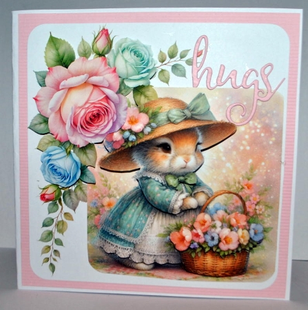 Pastel Roses Floral Corners & Borders by Kristina Norbat