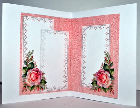 A5 Gorgeous Pink Roses Mini Kit by Kristina Norbat