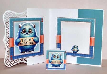 Love Monster 2 Mini Kit Anniversary/Birthday/Valentines by Kristina Norbat