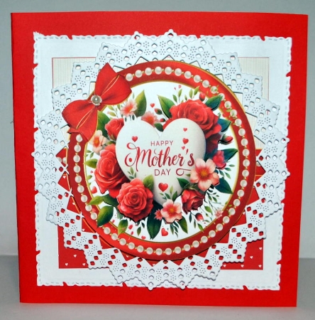 7x7 Roses and pearls for mothers day choice of four mini kit by Kristina Norbat