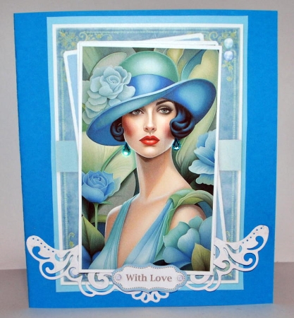 cup1367197_2073 - Art Deco Spring Lady Blue