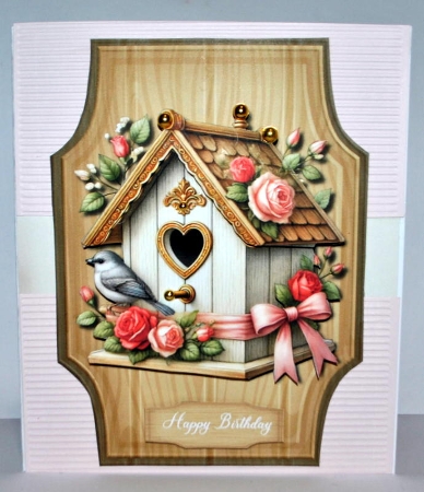 Wooden Sign Birdhouse  Mini Kit by Kristina Norbat
