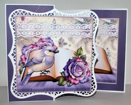 Book Roses and Birds Mini Kit by Kristina Norbat