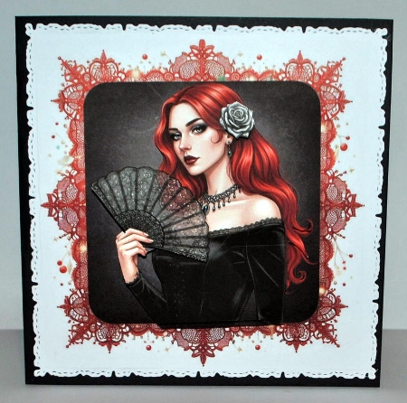 Lace Fan by Kristina Norbat