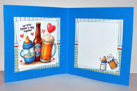 7x7 Our first fathers day together choice of four mini kit by Kristina Norbat