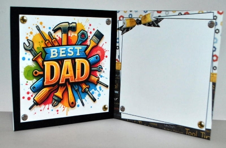7x7 Best dad fixer ever choice of four mini kit by Kristina Norbat
