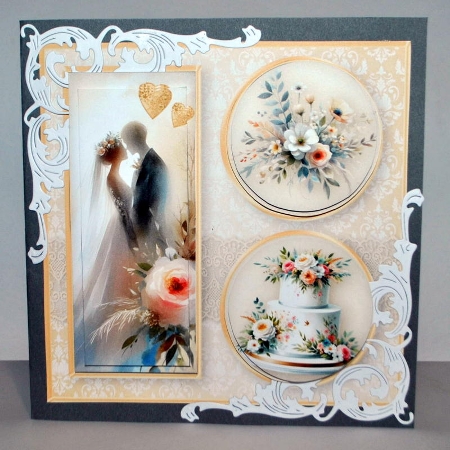 Wedding Day - Triple Pyramid Card Mini Kit by Kristina Norbat