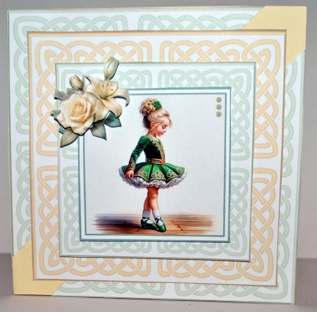 CU  Celtic Frame  Pastel Color by Kristina Norbat