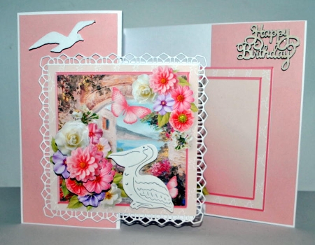 Path to the Sea - 2 Way Decoupage Card Mini Kit by Kristina Norbat