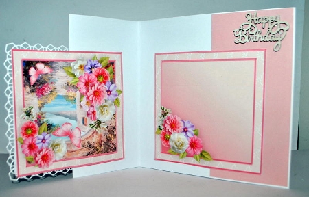 Path to the Sea - 2 Way Decoupage Card Mini Kit by Kristina Norbat